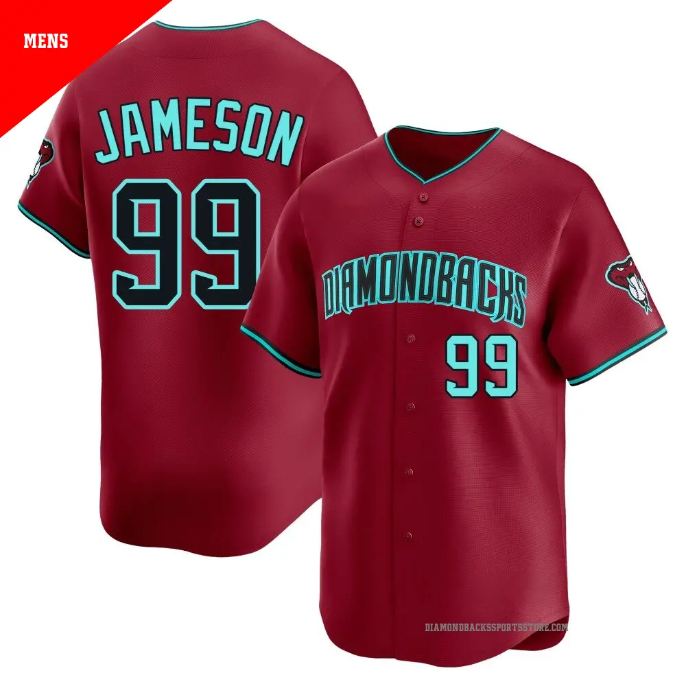 Men's ＃99 Drey Jameson Arizona Diamondbacks Red Limited Alternate Jersey